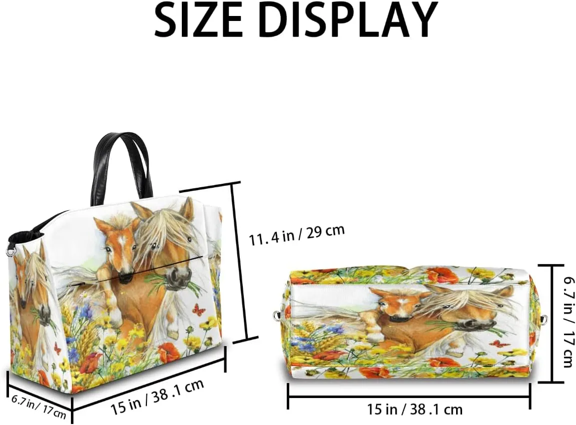 Diaper Bag Tote with Stroller Straps Large Travel Diaper Tote Bag Baby Bag Multifunction Nappy Bags for Mom and Dad