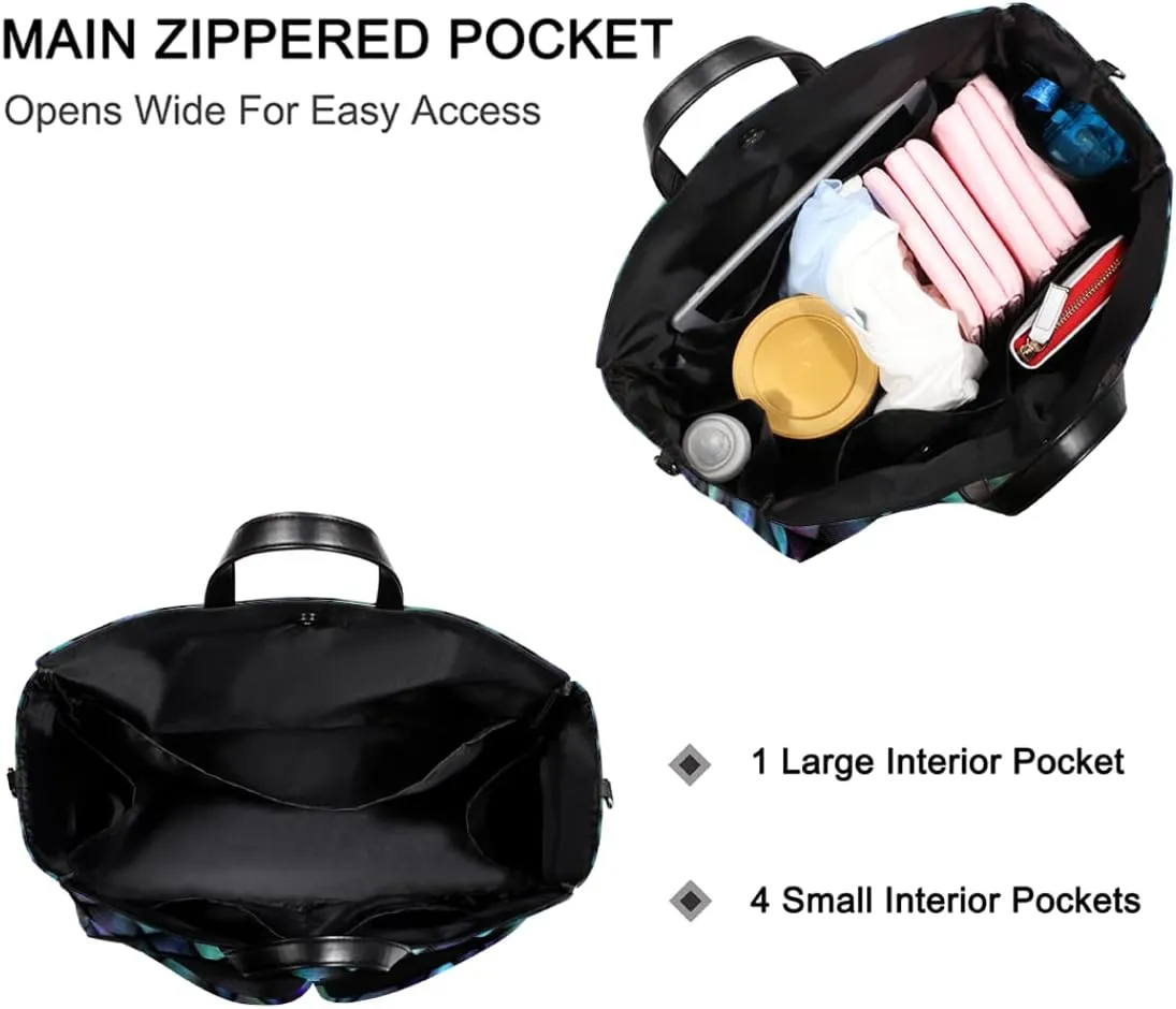 Diaper Bag Tote with Stroller Straps Large Travel Diaper Tote Bag Baby Bag Multifunction Nappy Bags for Mom and Dad