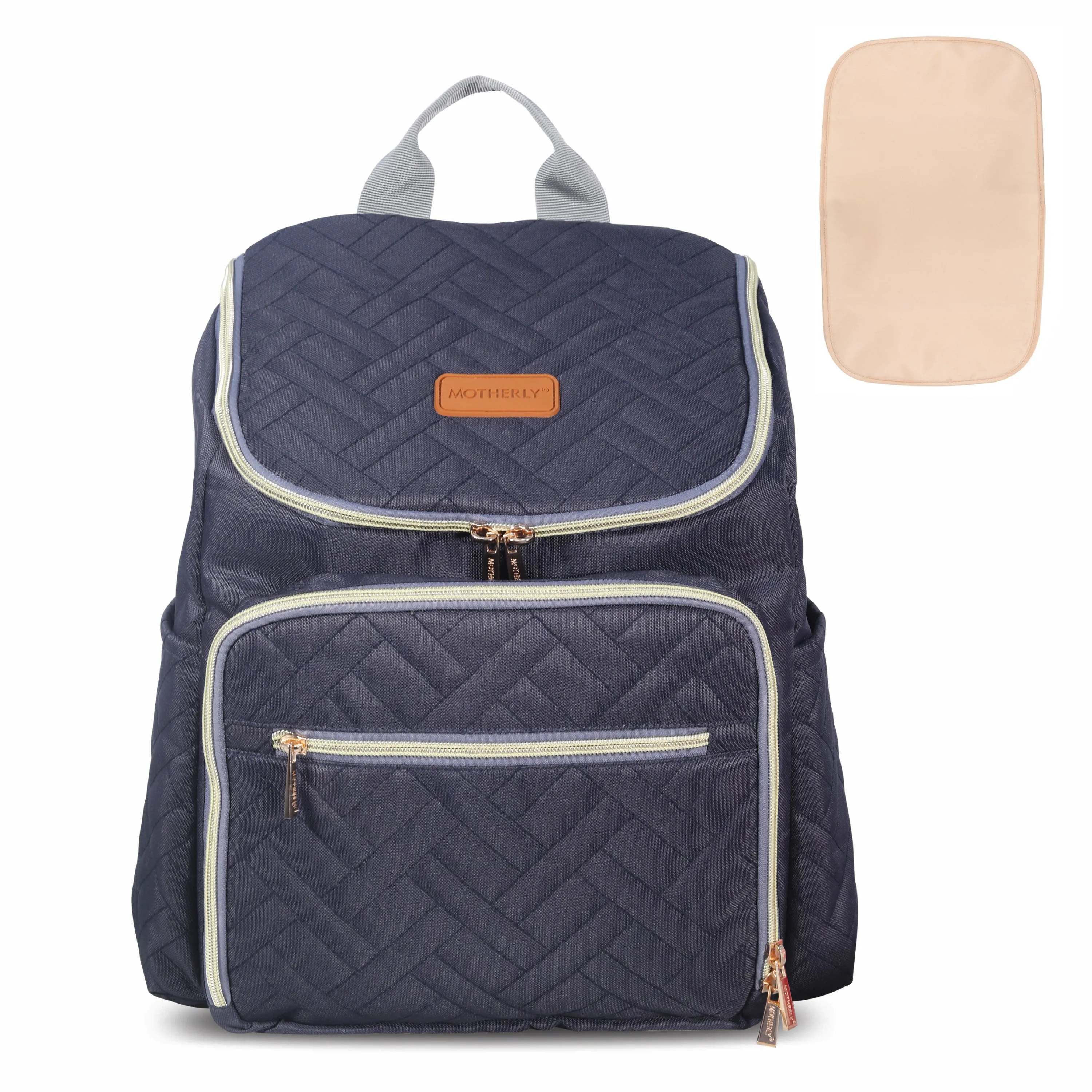 Diaper Quilted Diaper Bag for Mothers for Travel with Changing Mat - Spacious Diaper Bags for Mom | Baby Bag with Multi-Pocket Design | Maternity Bags for Mother and Baby