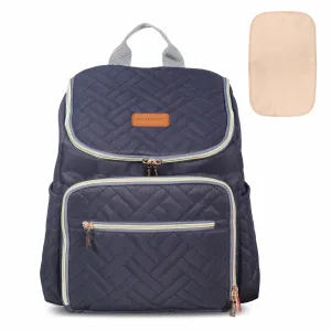 Diaper Quilted Diaper Bag for Mothers for Travel with Changing Mat - Spacious Diaper Bags for Mom | Baby Bag with Multi-Pocket Design | Maternity Bags for Mother and Baby