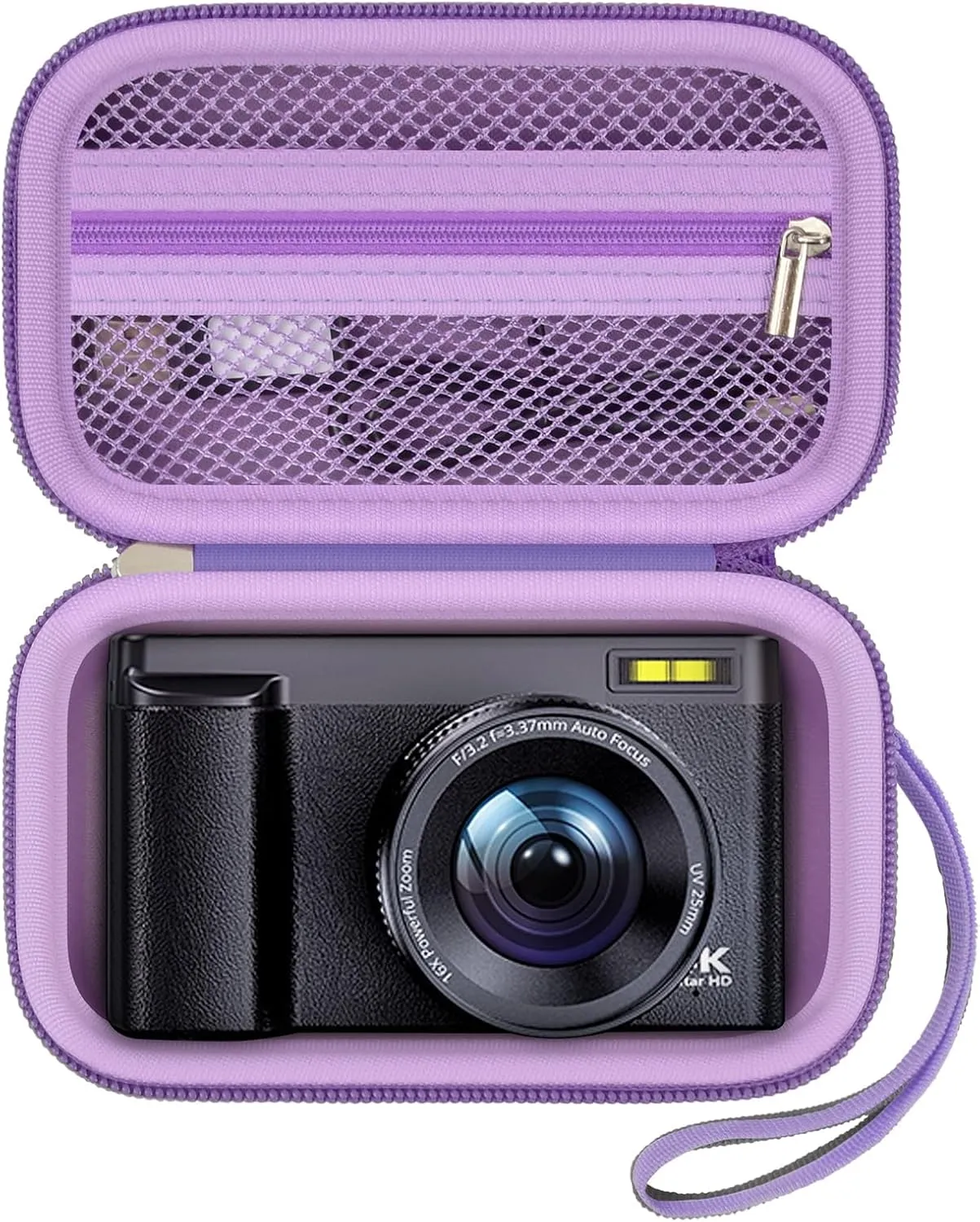 Digital Camera Case Compatible with TEBNGIHNM for Duluvulu for Oiadek for zheozeig for Zostuic for Toiauaha 4K Vlogging Camera. Storage Holder Bag for Canon PowerShot (Box Only)- Purple
