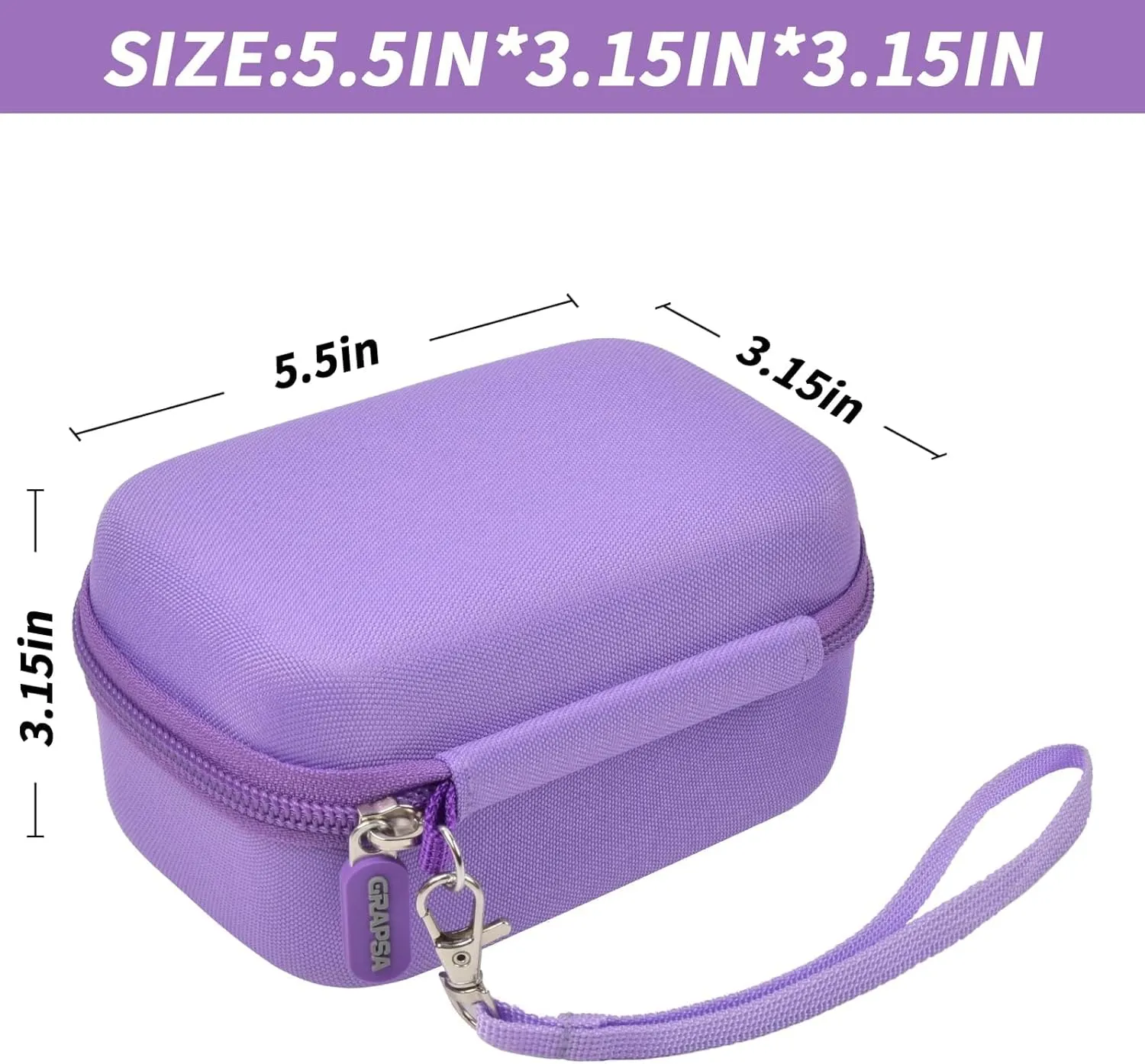 Digital Camera Case Compatible with TEBNGIHNM for Duluvulu for Oiadek for zheozeig for Zostuic for Toiauaha 4K Vlogging Camera. Storage Holder Bag for Canon PowerShot (Box Only)- Purple