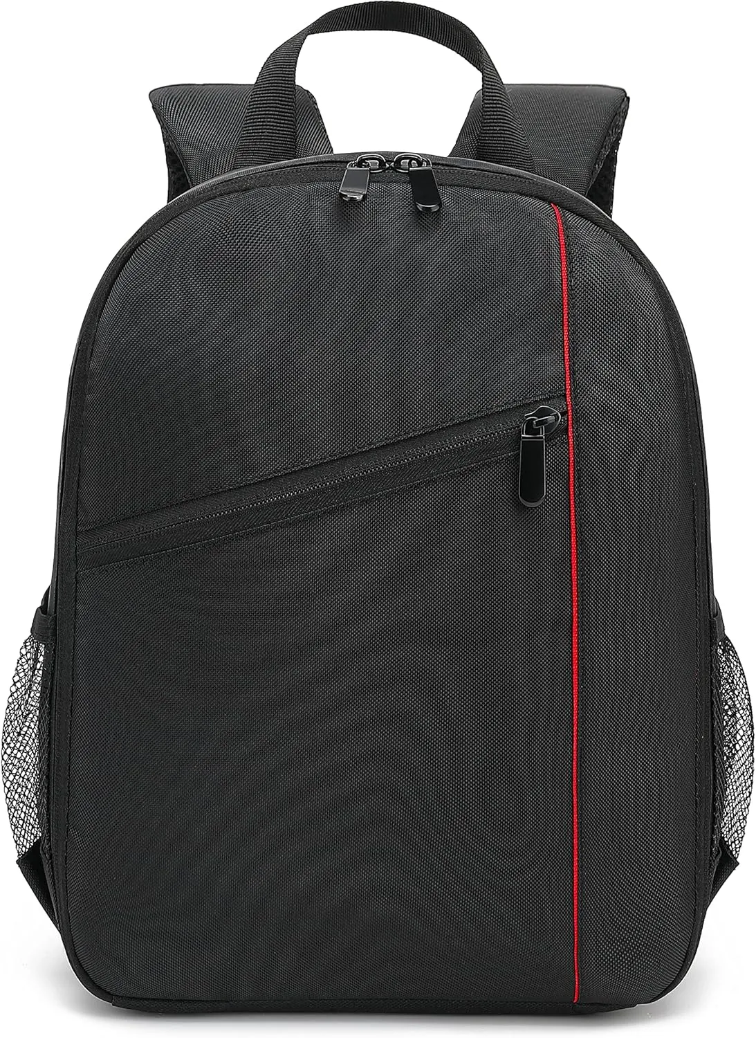 Digital DSLR Camera Waterproof Sling Backpack Shoulder Bag for Women and Men Teenagers (Red)