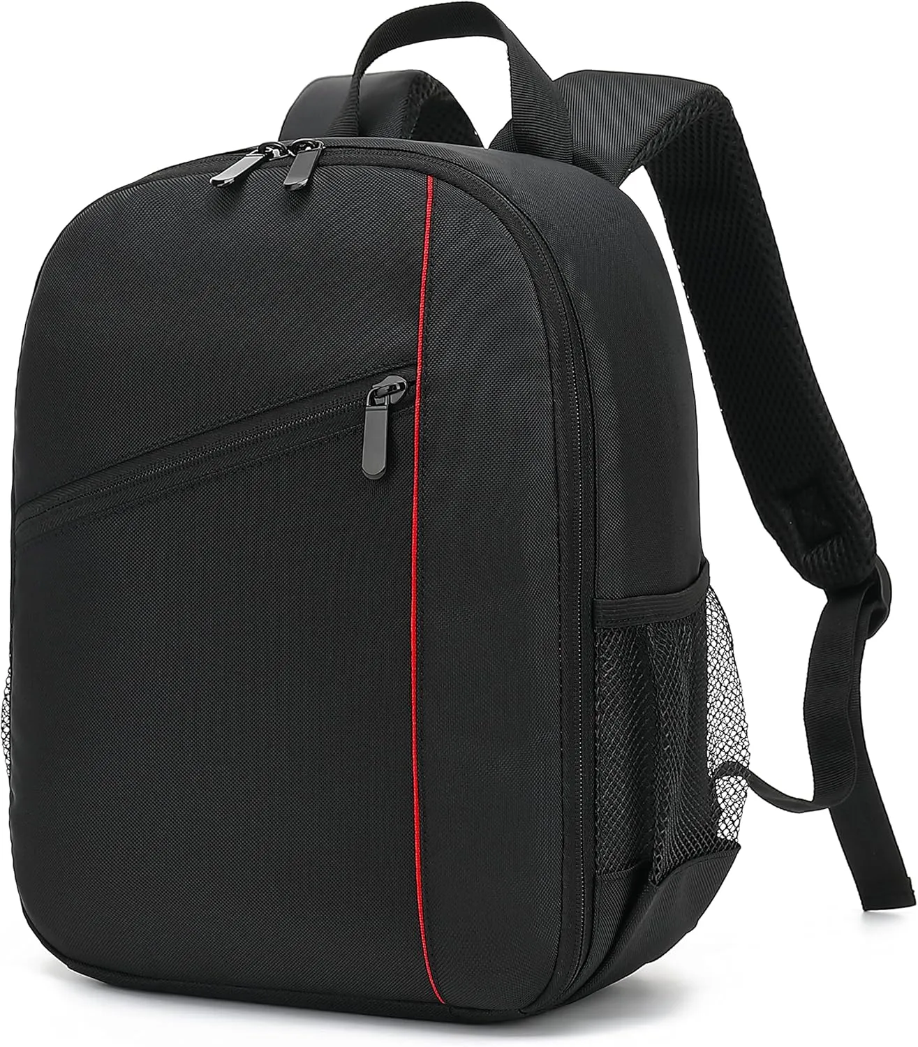 Digital DSLR Camera Waterproof Sling Backpack Shoulder Bag for Women and Men Teenagers (Red)
