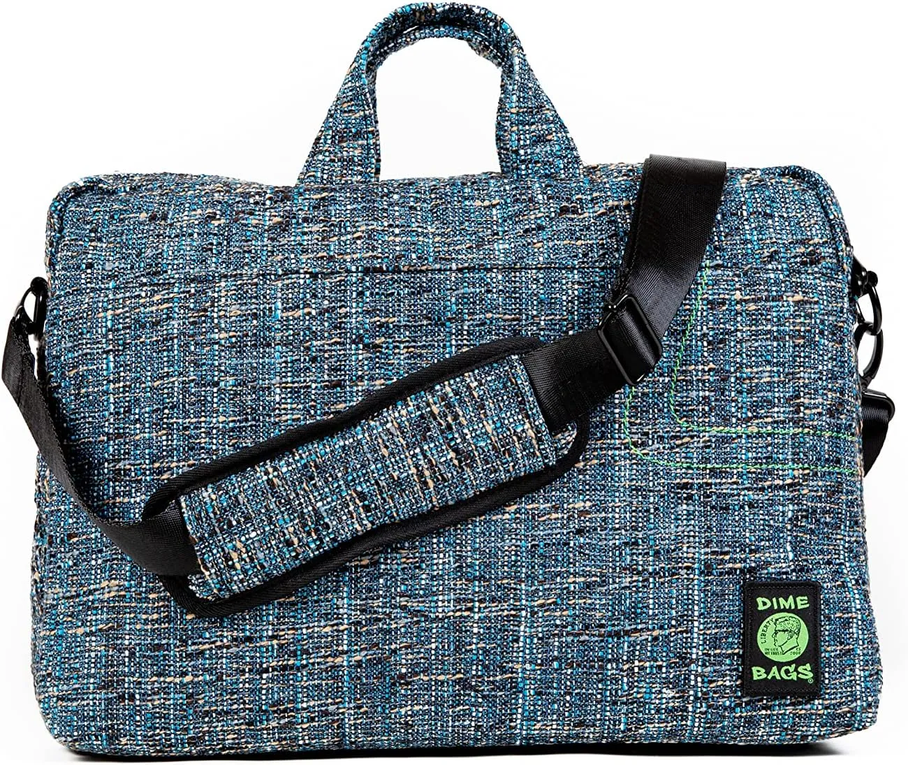 DIME BAGS Side Hustler | Hemp Computer Bag | Padded Commuter Shoulder Bag