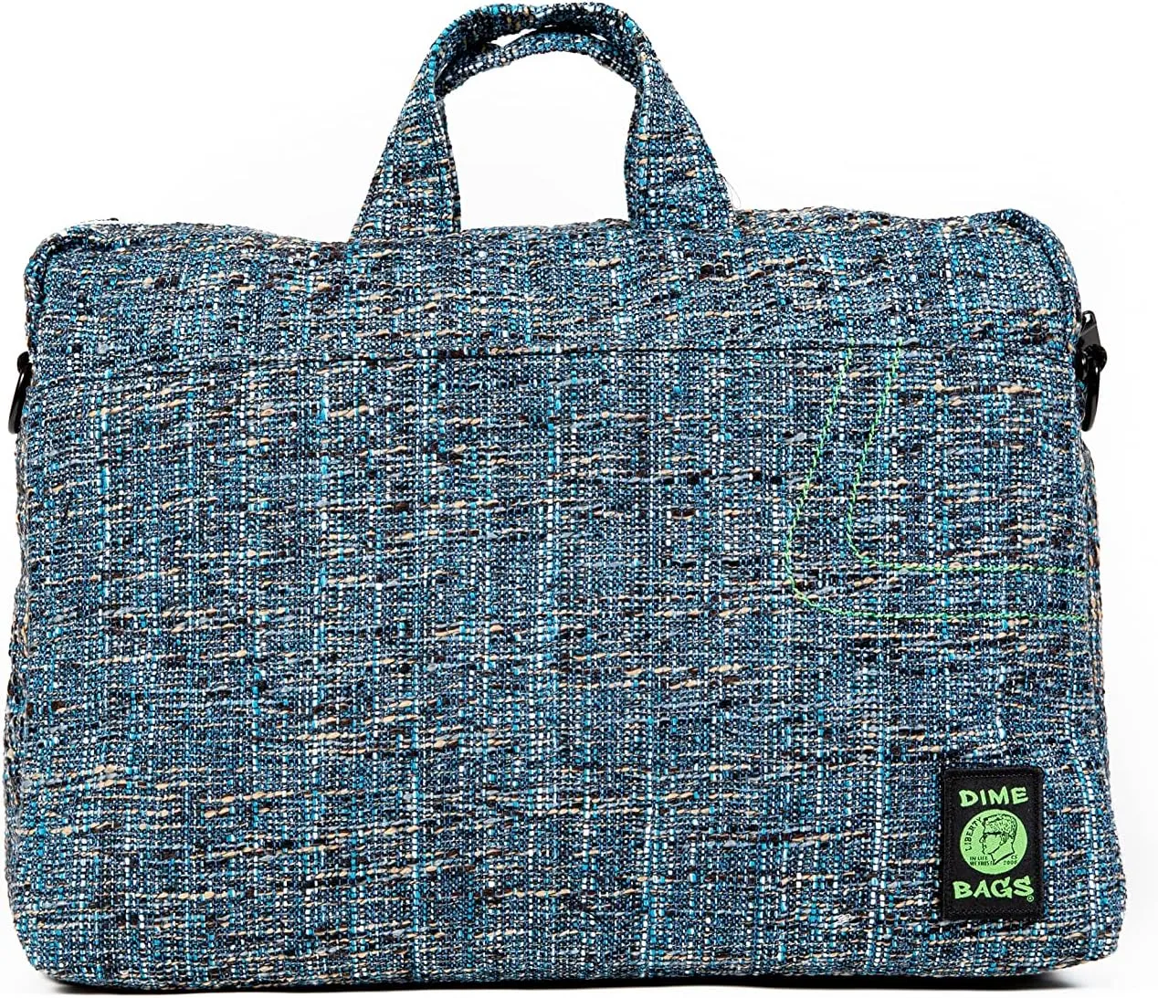 DIME BAGS Side Hustler | Hemp Computer Bag | Padded Commuter Shoulder Bag