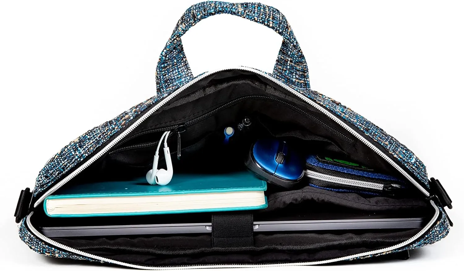 DIME BAGS Side Hustler | Hemp Computer Bag | Padded Commuter Shoulder Bag