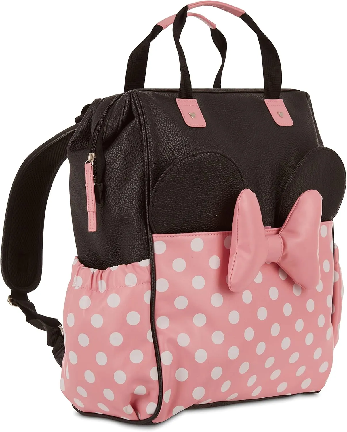 Disney Baby Diaper Bag, Minnie Mouse Big Bow, Backpack