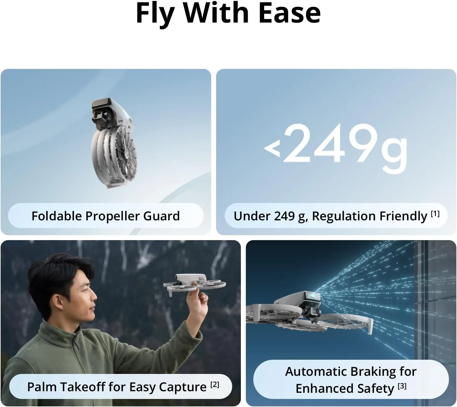 DJI Flip (RC-N3), Drone with 4K UHD Camera for Adults, Under 249 g, 3-Axis Gimbal Stabilization, Palm Takeoff, Auto Return, 31-Min Flight Time, Intelligent Flight Bundle with Deco Gear Accessories