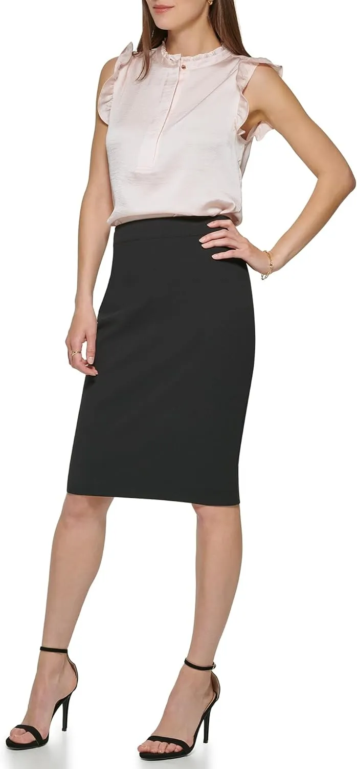 DKNY Women's Business Casual Knee-Length Pencil Skirt