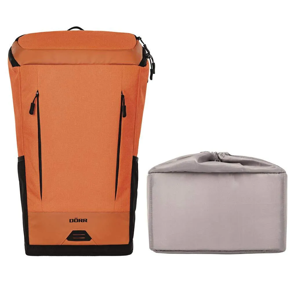 Dorr Stockholm Photo Backpack | 17" Laptop Pocket | Orange