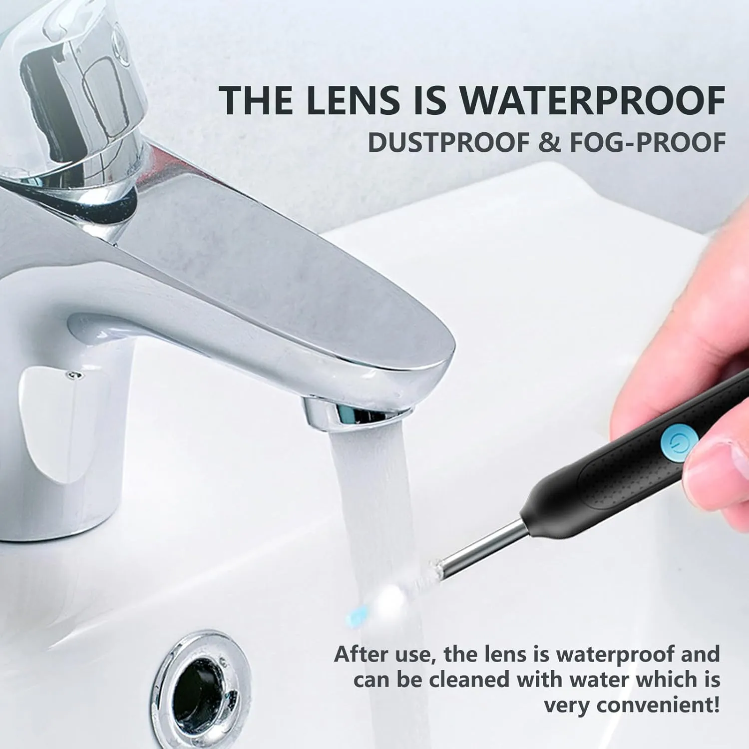 Ear Wax Removal - Ear Cleaner with Camera with 1080P, Ear Wax Removal Tool with 6 LED Light, 6 Ear Pick, 10 Ear Set, Ear Camera Wax Rremoval Kit for iOS & Android