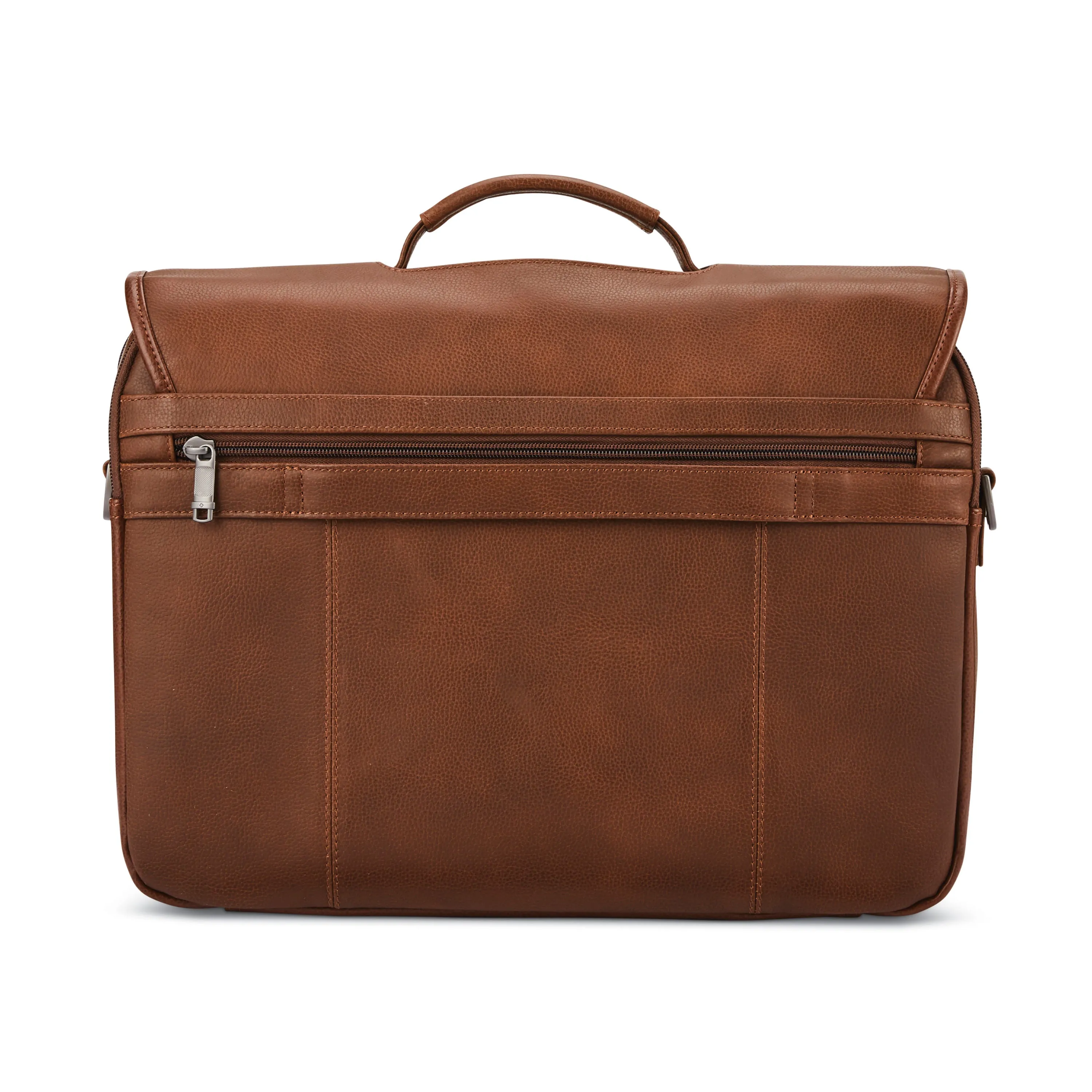 Economical Leather Flapover Priority access Samsonite Classic