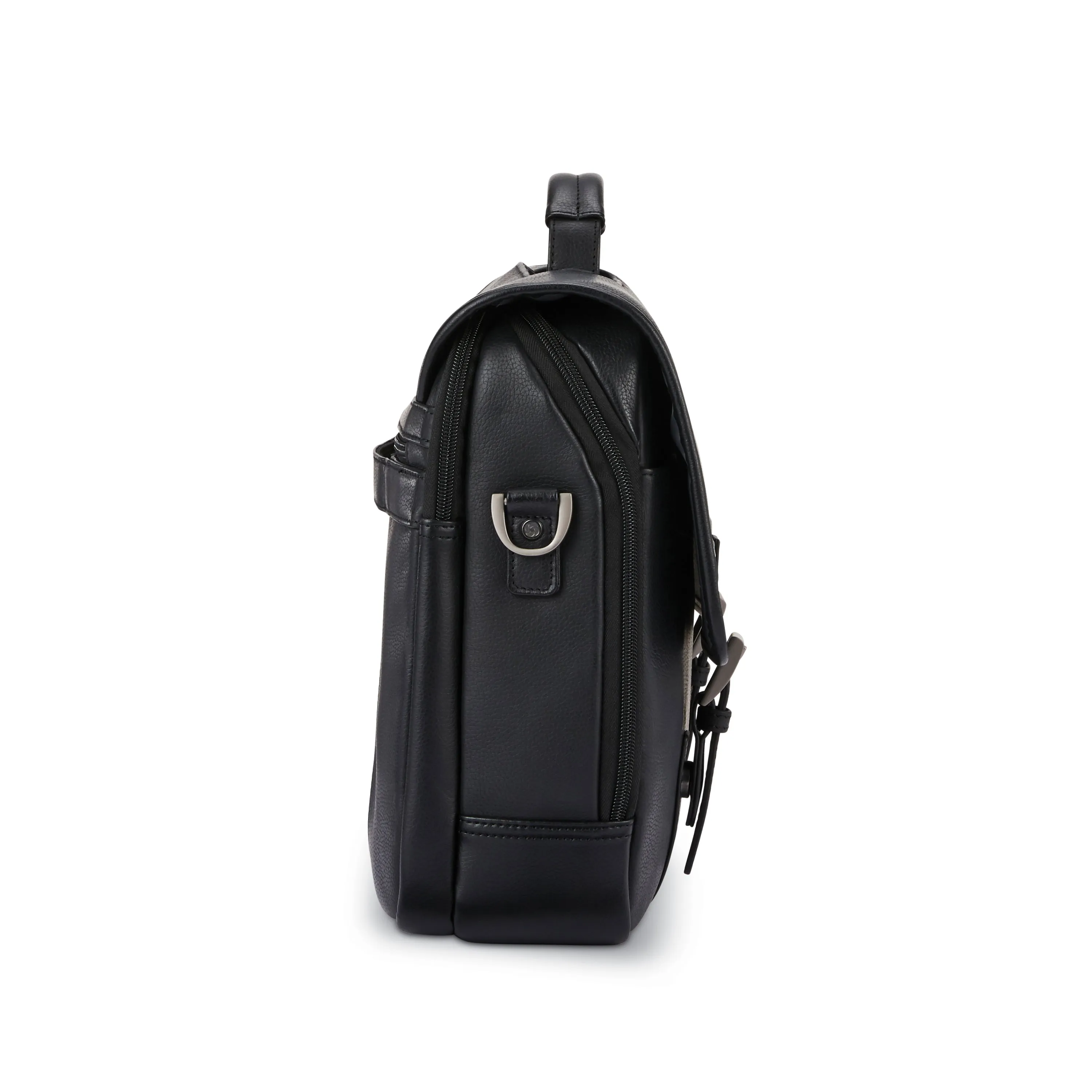 Economical Leather Flapover Priority access Samsonite Classic