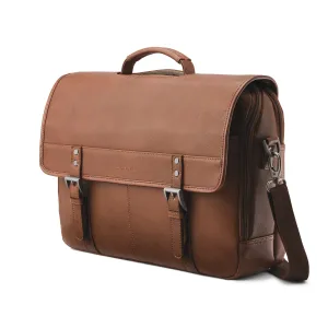 Economical Leather Flapover Priority access Samsonite Classic