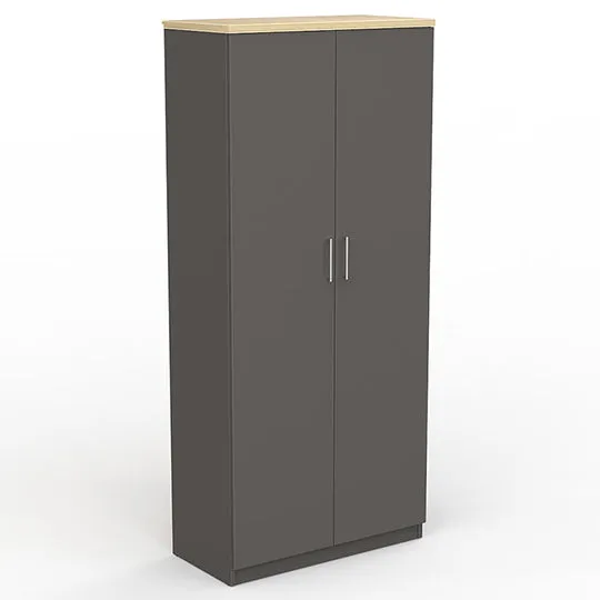 EkoSystem Hinged Door Storage Cupboard - 1200H - White Allover