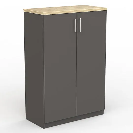 EkoSystem Hinged Door Storage Cupboard - 1200H - White Allover