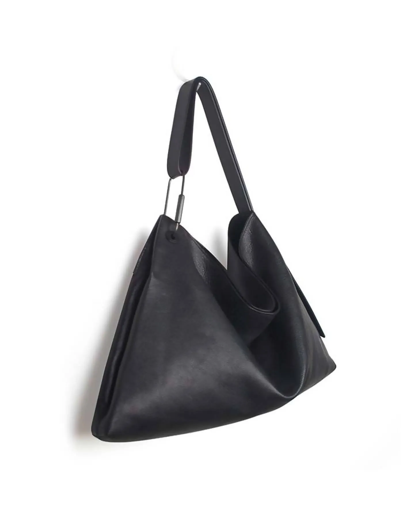 Equilateral Triangle Hobo Bag
