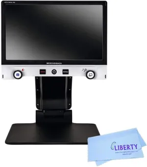 Eschenbach Vario Digital FHD Desktop Video Magnifier - Portable for Low Vision | Includes Liberty Microfiber Cloth
