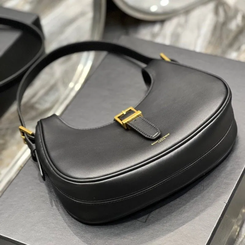 ESMEE - Fermoir Hobo Bag Leather Black