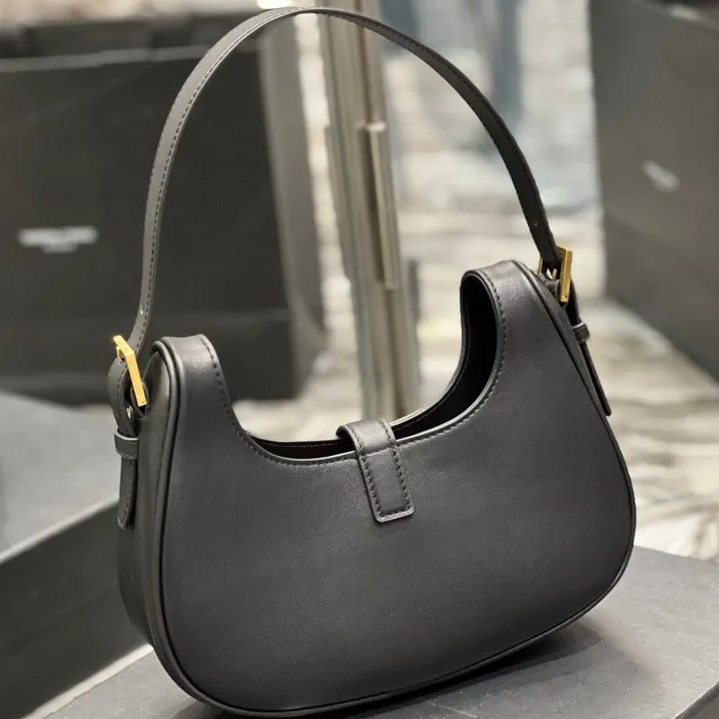 ESMEE - Fermoir Hobo Bag Leather Black