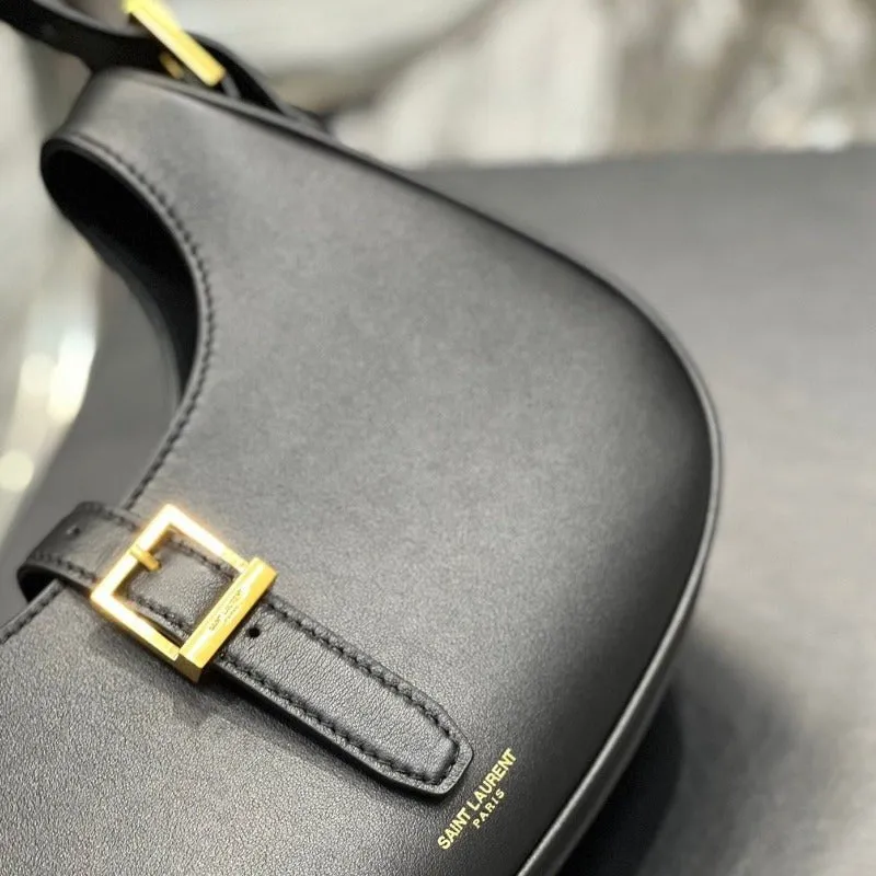ESMEE - Fermoir Hobo Bag Leather Black