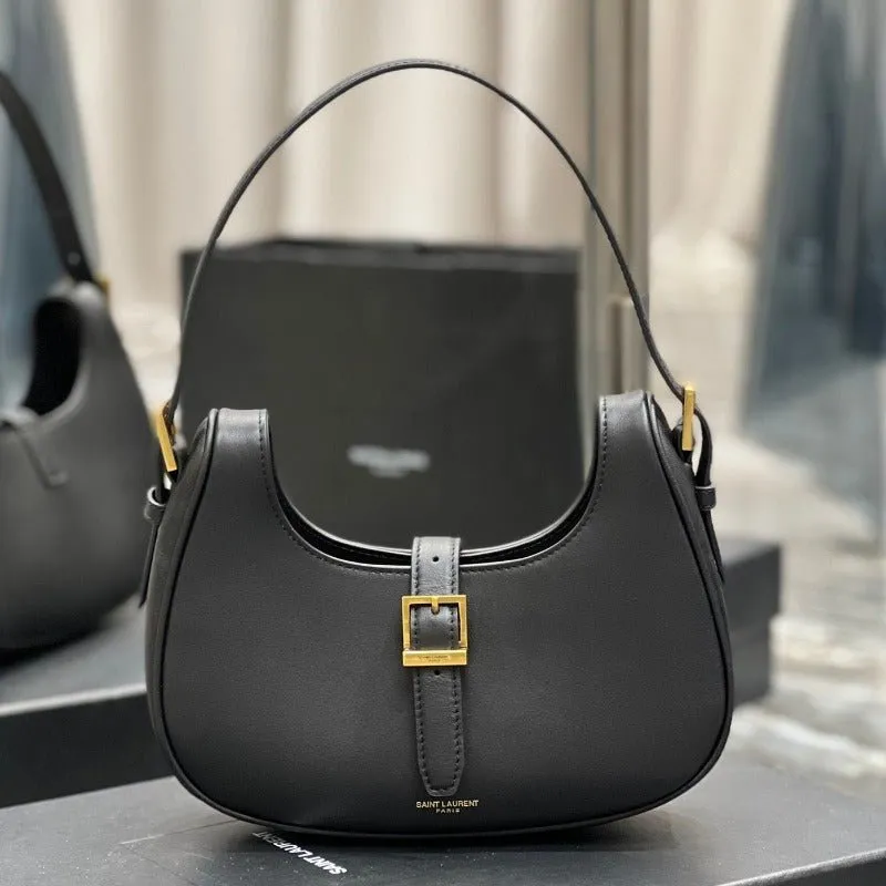 ESMEE - Fermoir Hobo Bag Leather Black