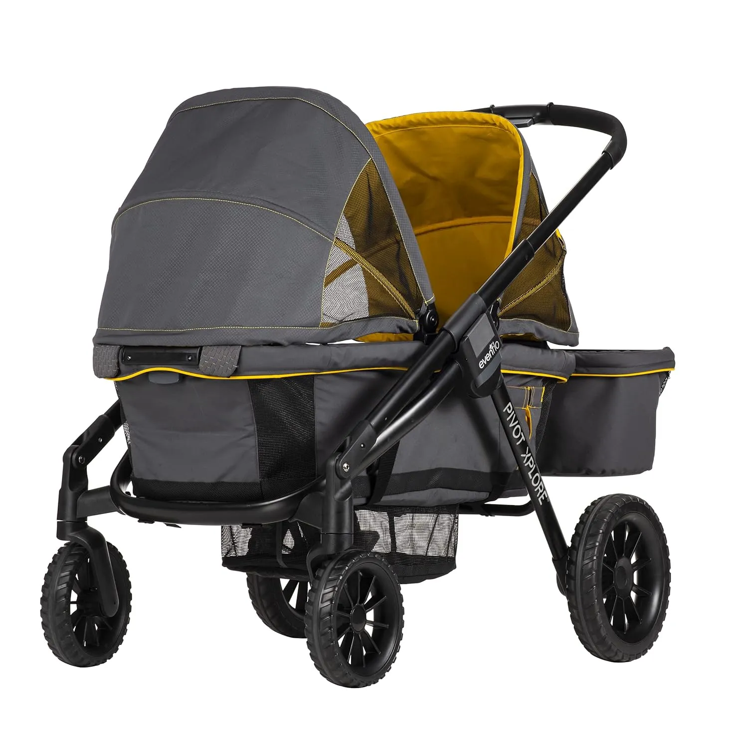 Evenflo Pivot Xplore All-Terrain Stroller Wagon (Adventurer Gray)
