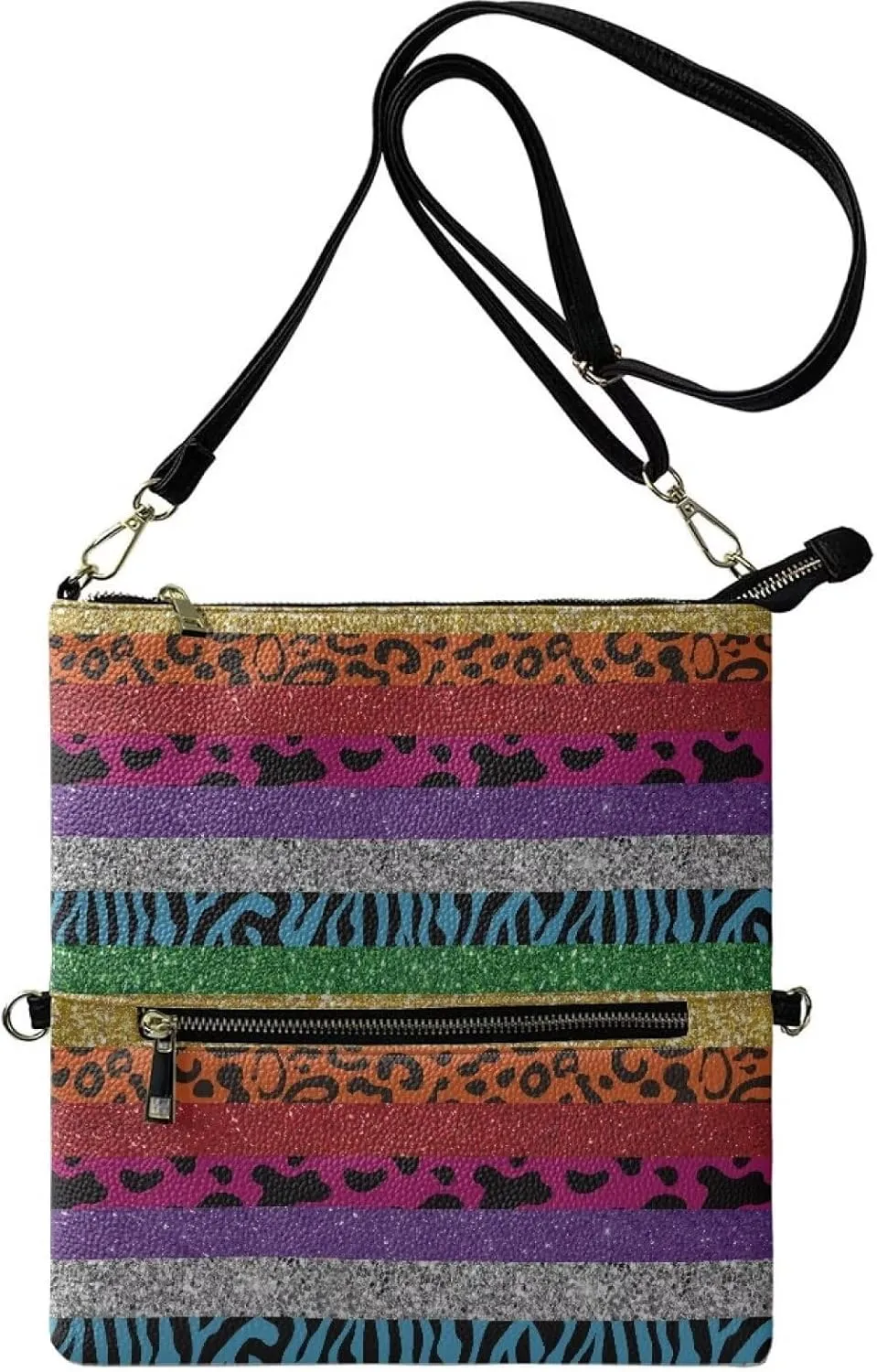 Evening Clutch Purse for Women Leather Crossbody Shoulder Bag Handbag with Strap Zipper Formal Dressy Purse