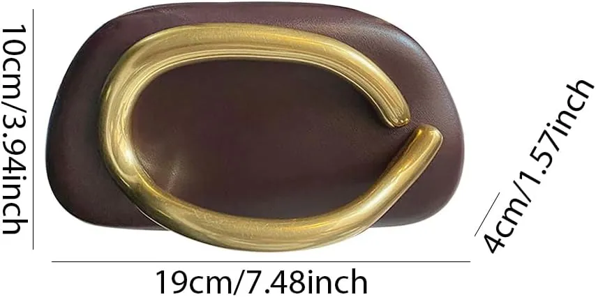 Evening Clutch Purses for Women Formal Unique Crossbody Purse Gold Closure Box Clutch Handbag Small Y2K Shoulder Bag