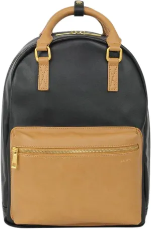 FAWN DESIGN Diaper Pack (Classic Backpack with Contemporary Diaper Bag Features) (Black/Tan)
