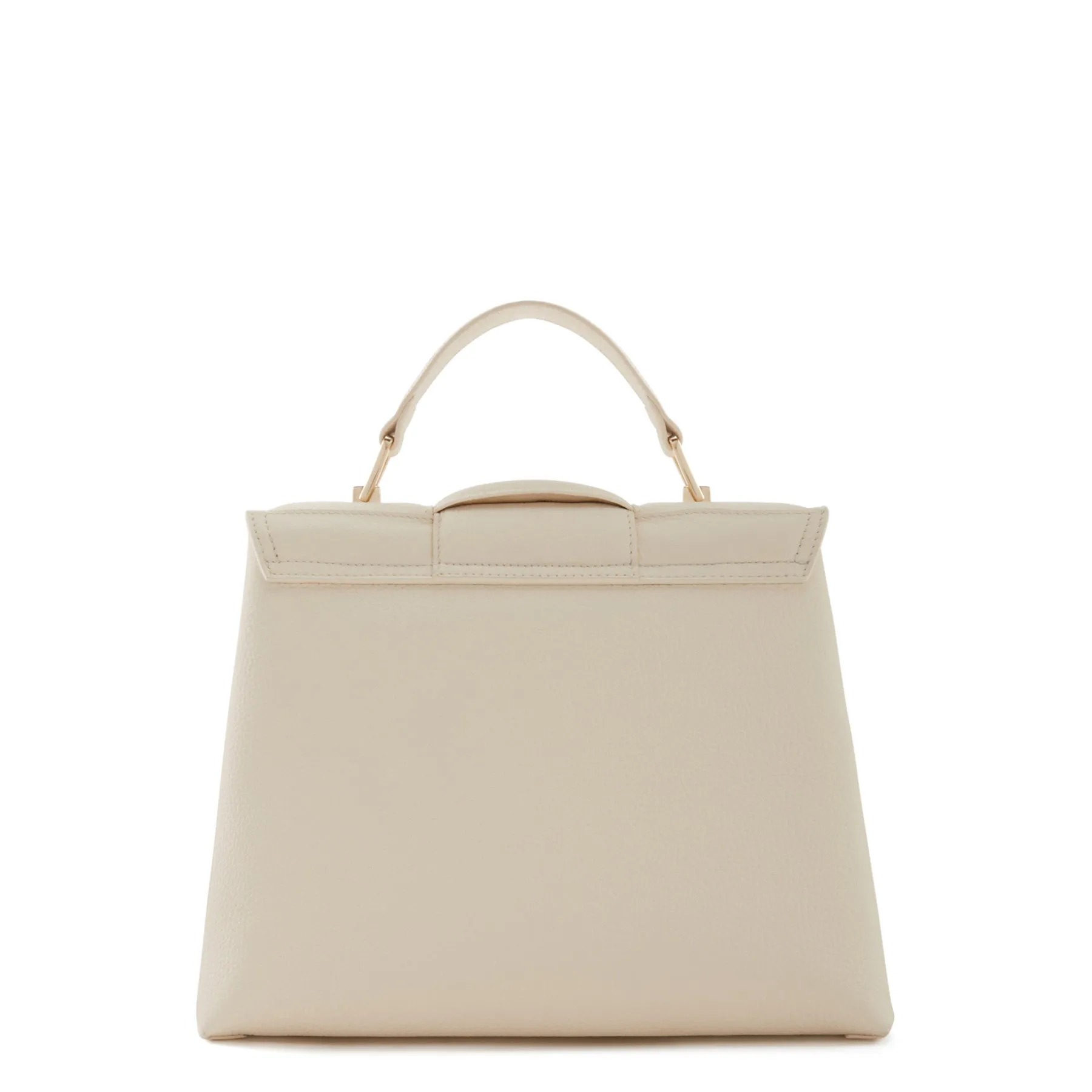 Femme Forte Lacy cream calfskin leather handbag