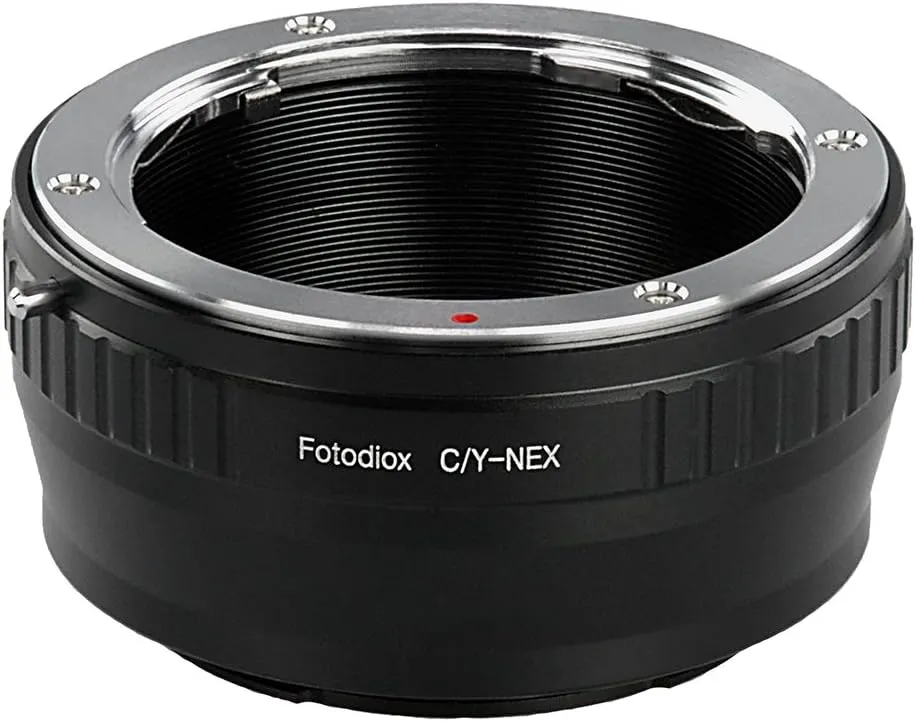 Fotodiox Lens Mount Adapter Compatible with Contax/Yashica Lenses to Sony E-Mount Cameras
