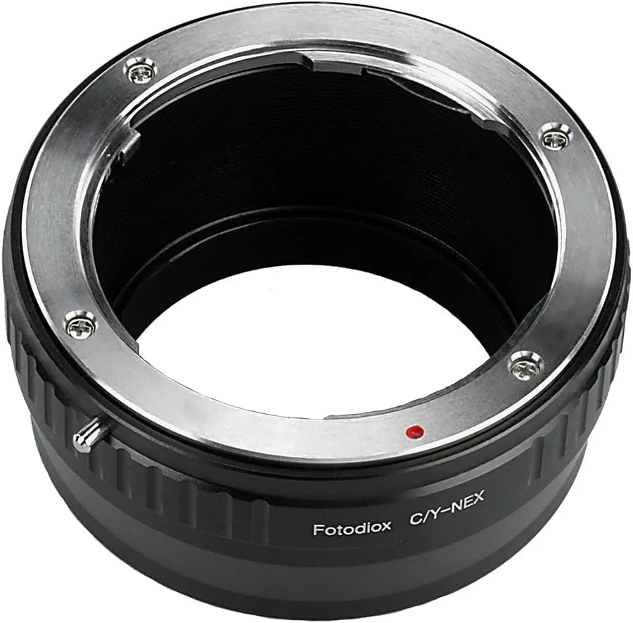 Fotodiox Lens Mount Adapter Compatible with Contax/Yashica Lenses to Sony E-Mount Cameras