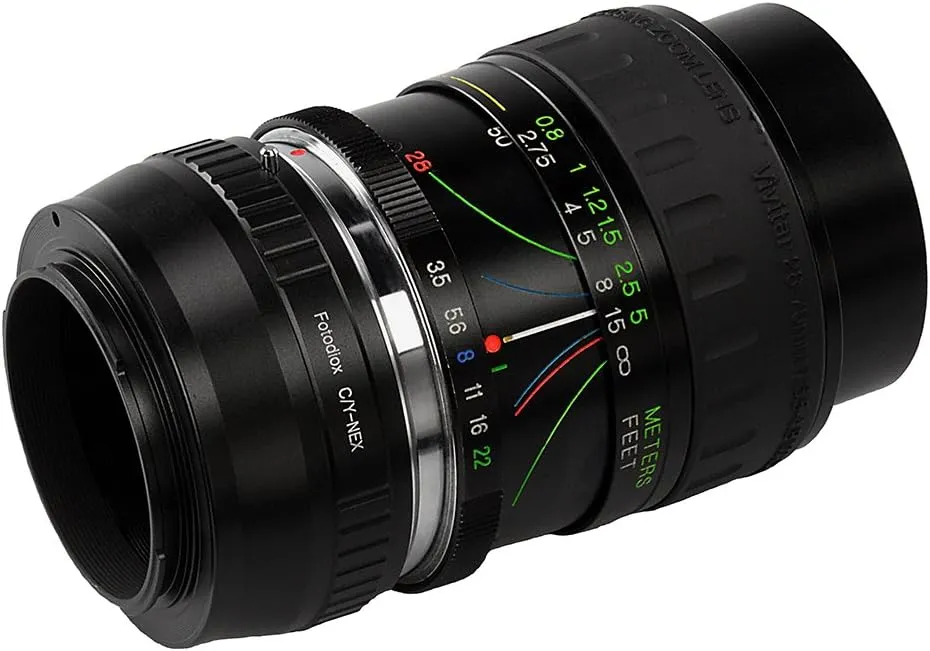 Fotodiox Lens Mount Adapter Compatible with Contax/Yashica Lenses to Sony E-Mount Cameras