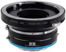 Fotodiox Pro Combo Shift Lens Mount Adapter Compatible with Contax 645 Lenses to Sony E-Mount Cameras