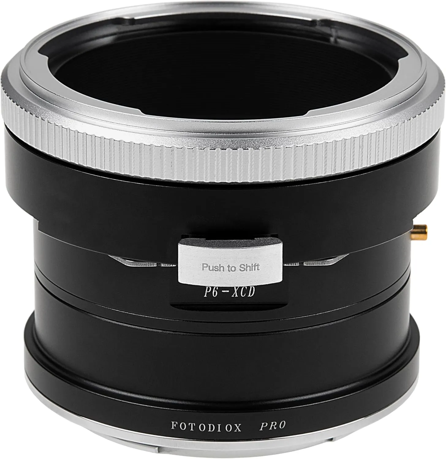 Fotodiox Pro Lens Mount Shift Adapter - Compatible with Pentacon 6 (Kiev 66) Mount Lens to Hasselblad X-System (XCD) Mount Mirrorless Camera Body