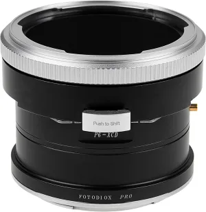Fotodiox Pro Lens Mount Shift Adapter - Compatible with Pentacon 6 (Kiev 66) Mount Lens to Hasselblad X-System (XCD) Mount Mirrorless Camera Body