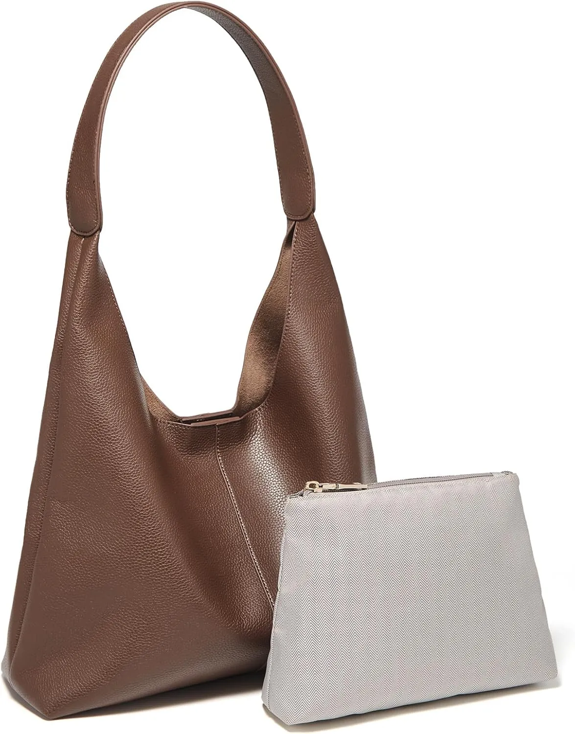 FOXLOVER Womens Faux Leather Hobo Bags Vintage Large Crossbody Shoulder Purse Ladies Tote Handbags