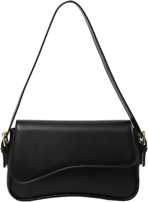 Fozehlad Hobo Shoulder Bag for Women Vegan Leather Y2K Purse Saddle Bag Retro Underarm Handbag for 2025