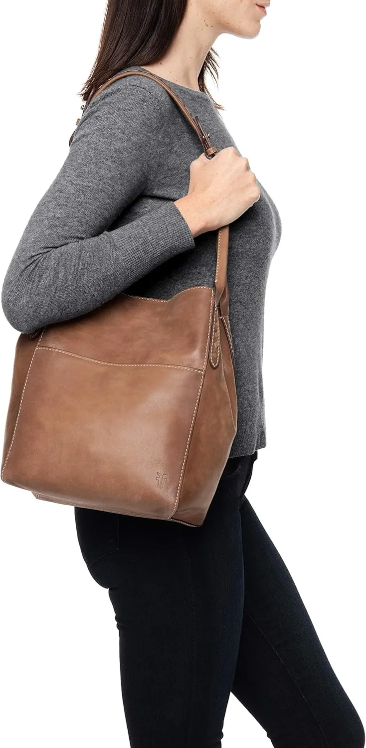 FRYE Reed Zip Leather Hobo