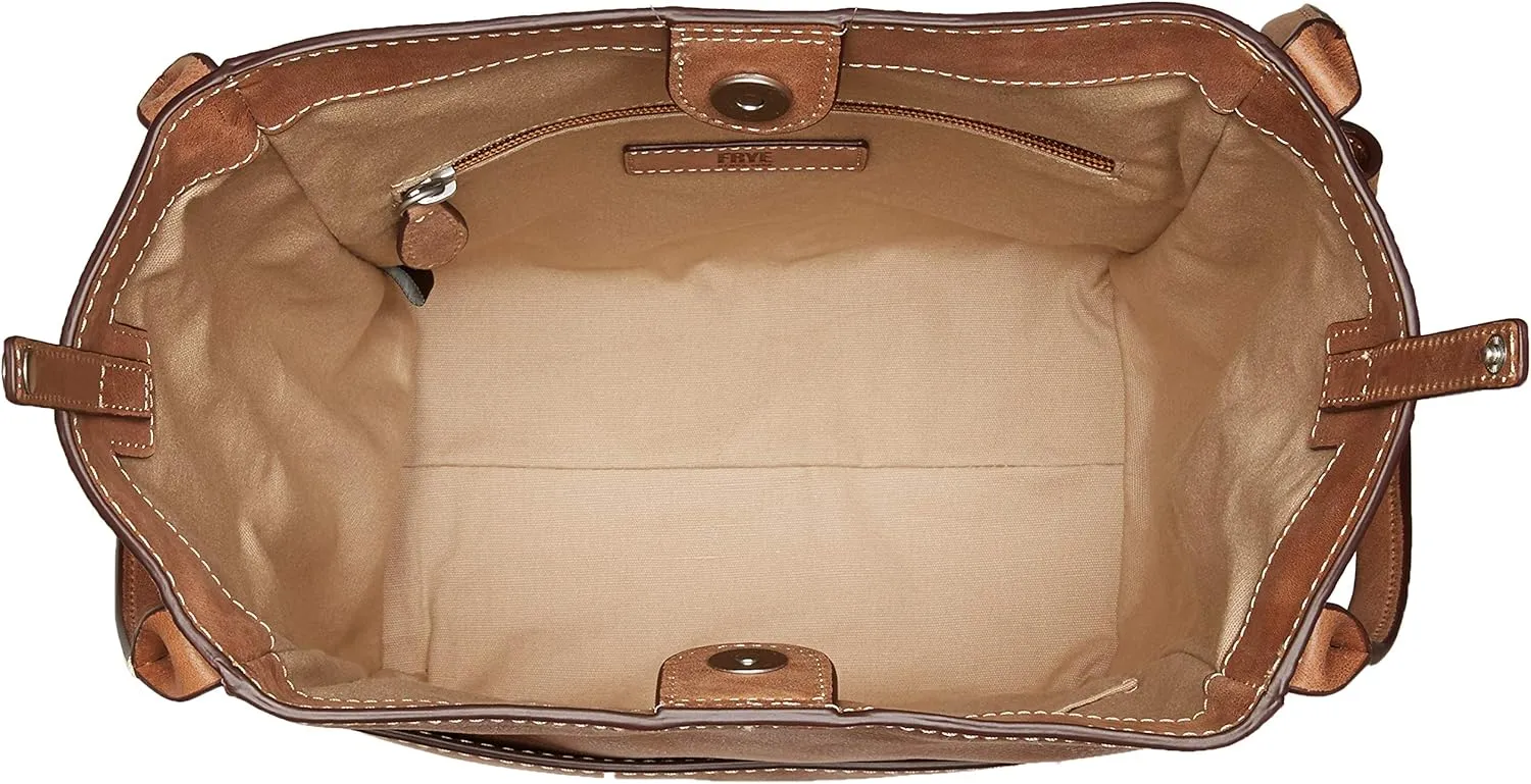 FRYE Reed Zip Leather Hobo