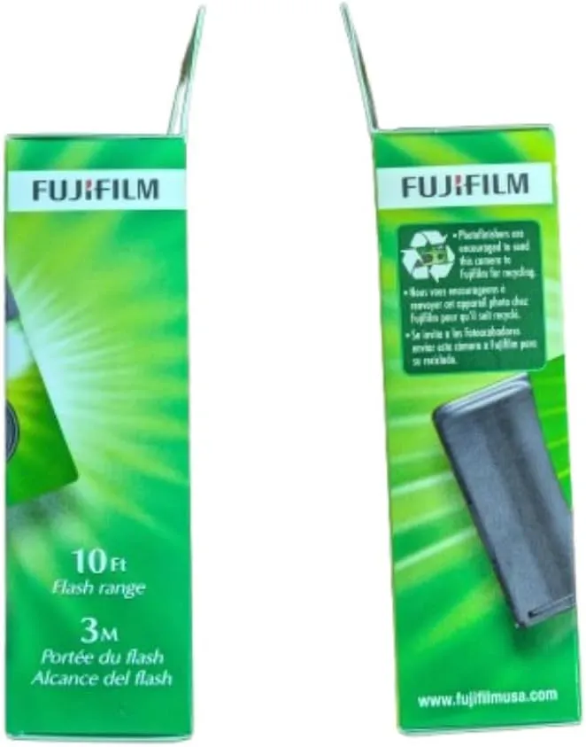 Fujifilm QuickSnap Flash 400 One Time Use 35mm Camera with Flash, 27 Exposures, 4-Pack