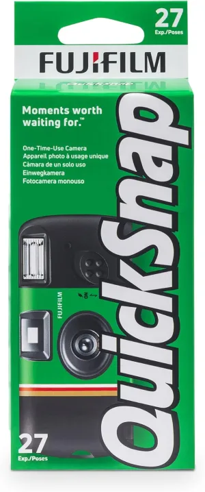 Fujifilm QuickSnap Flash 400 One-Time-Use Camera - 27 Exposures