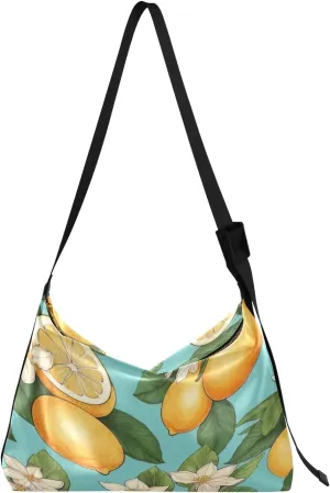 Galaxy with Stars and Black Holes Lightweight Shoulder Hobo Bag, Ladies Leather Crossbody Bags, Leather Shoulder Bag