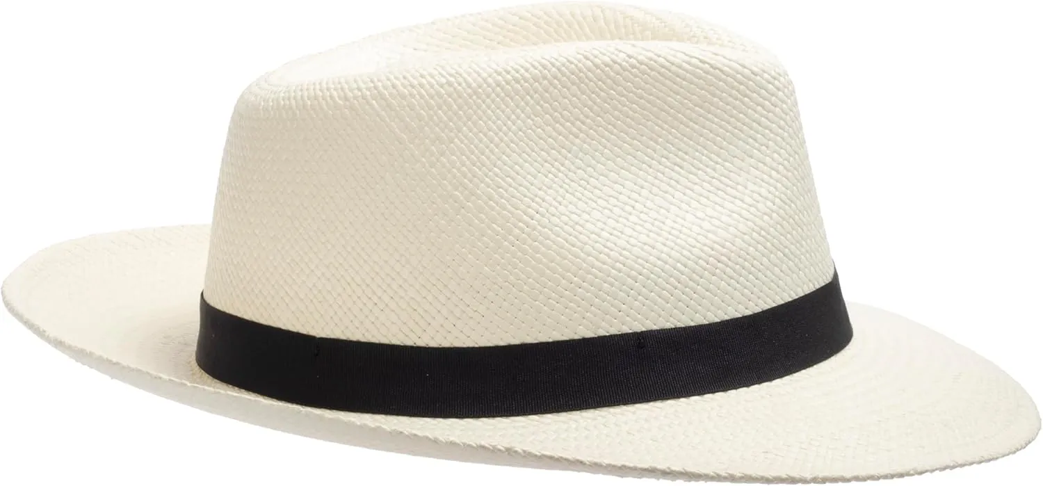 Genuine Havana Retro Panama Straw Hat Classic Lightweight