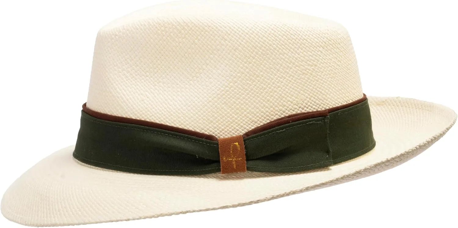 Genuine Havana Retro Panama Straw Hat Classic Lightweight