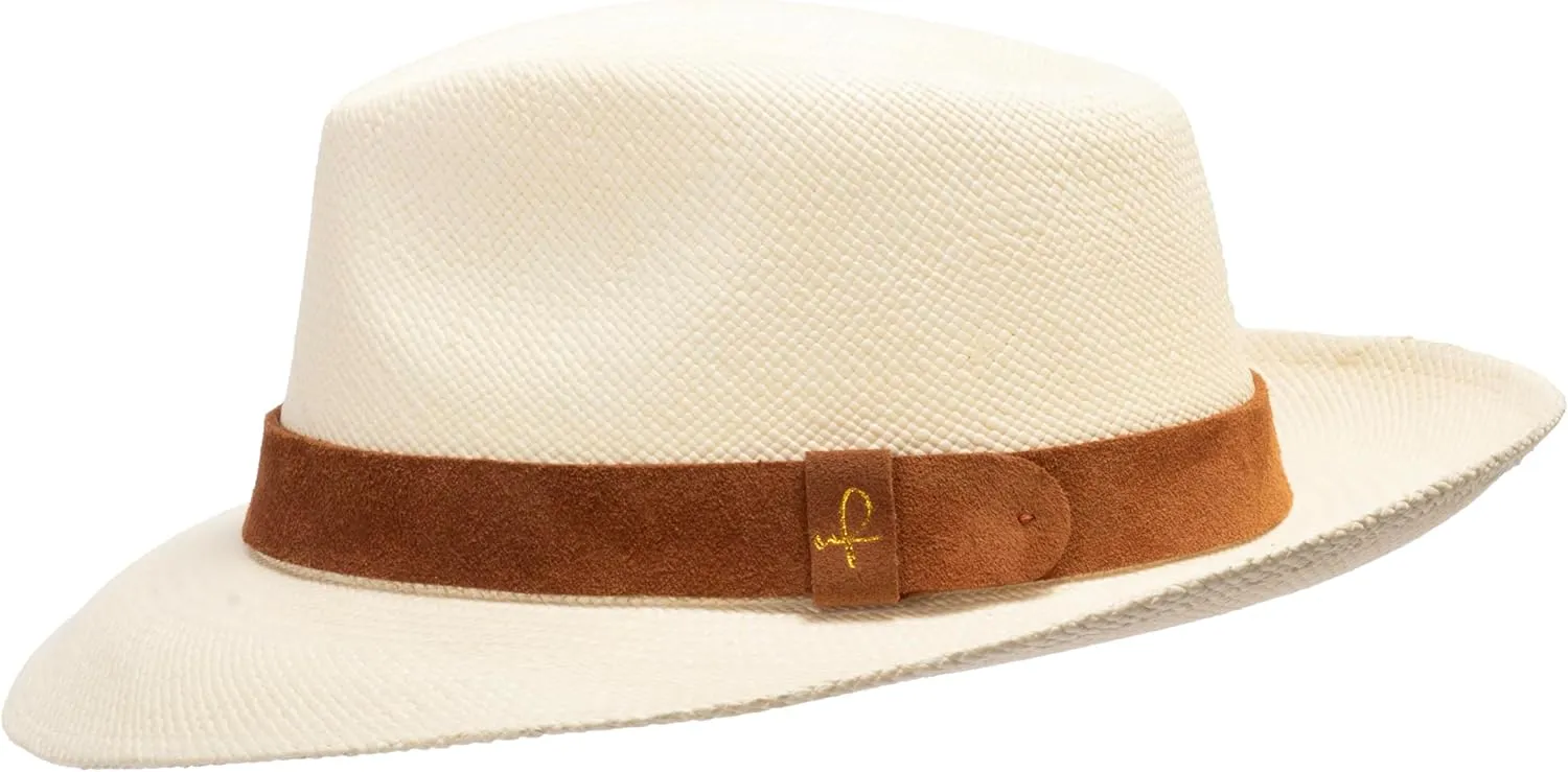 Genuine Havana Retro Panama Straw Hat Classic Lightweight