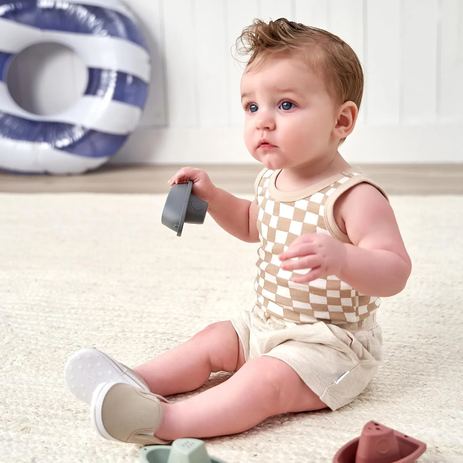 Gerber Baby Boys' Multi-pack Sleeveless Onesies Bodysuit