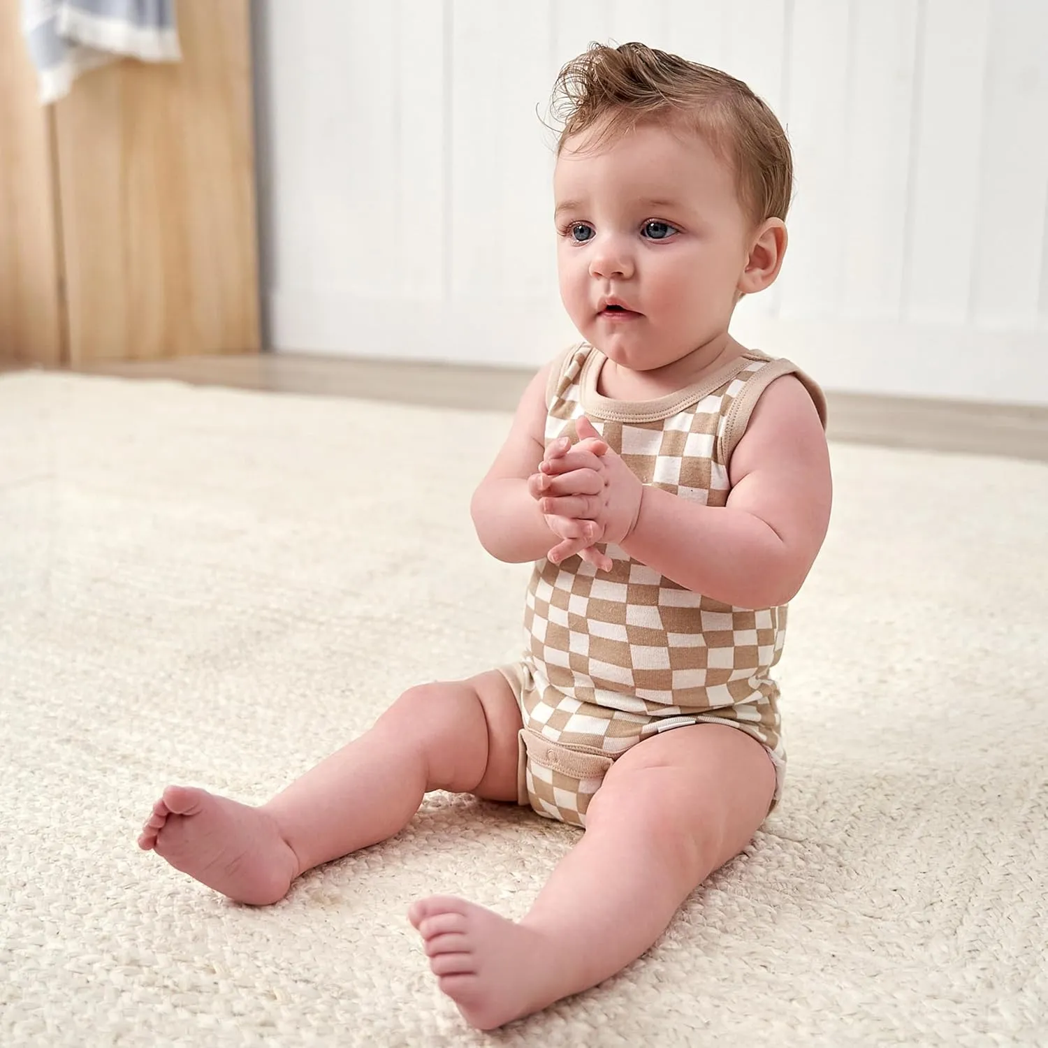 Gerber Baby Boys' Multi-pack Sleeveless Onesies Bodysuit